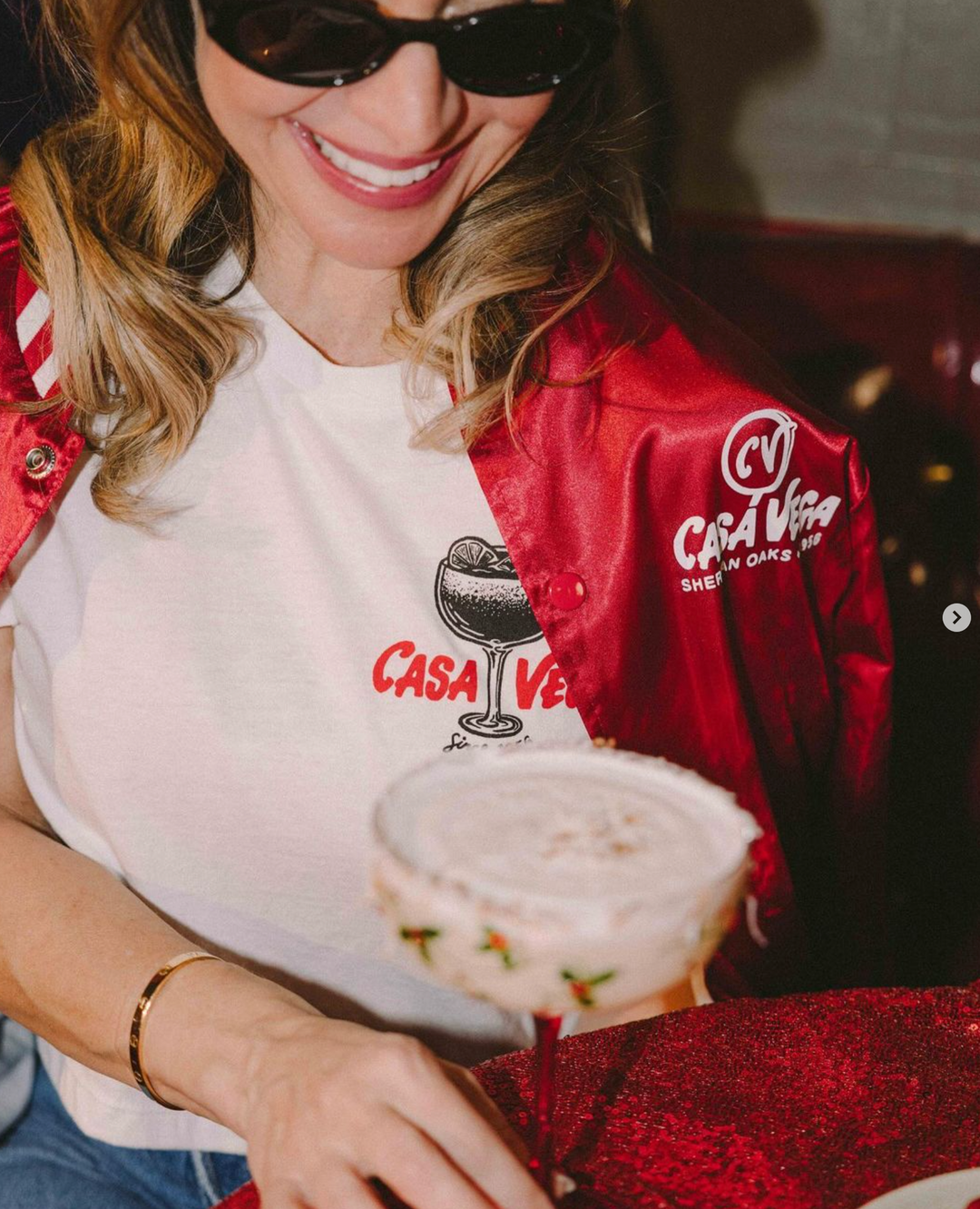 Casa Vega Red Varsity Jacket