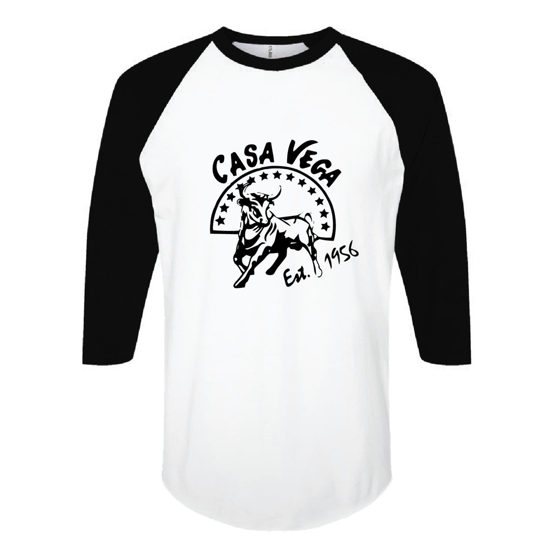 Casa Vega Black Baseball Tee