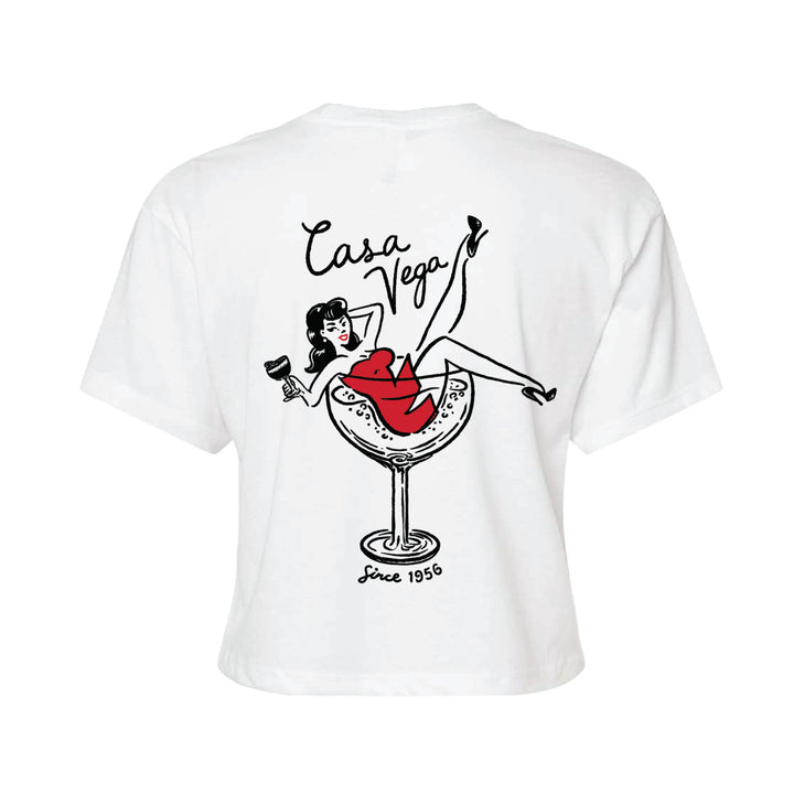 Casa Vega Cropped Margarita Tee