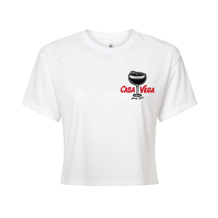 Casa Vega Cropped Margarita Tee