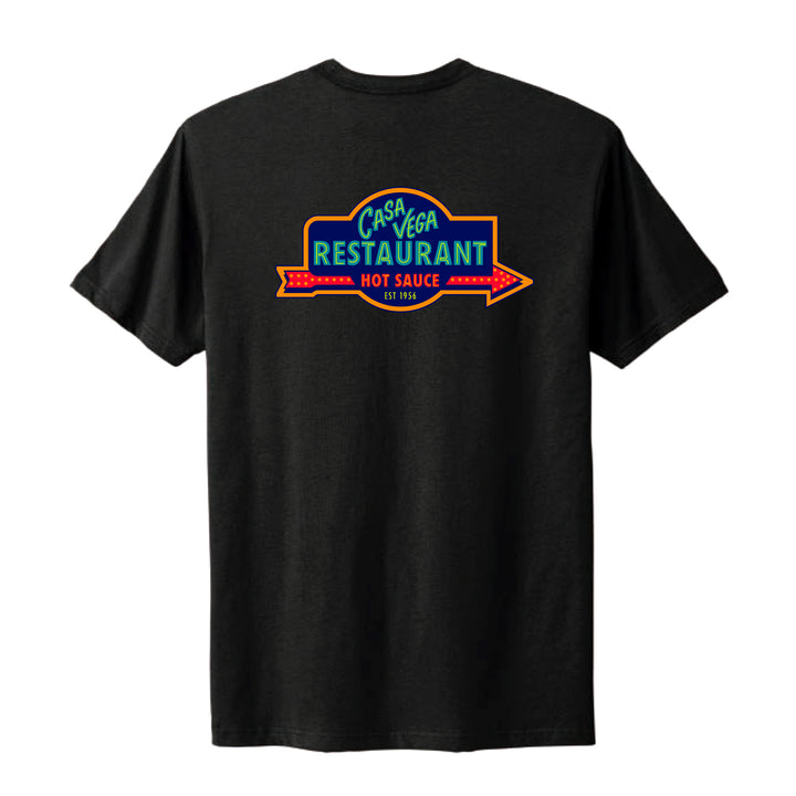 Casa Vega Hot Sauce Black Tee