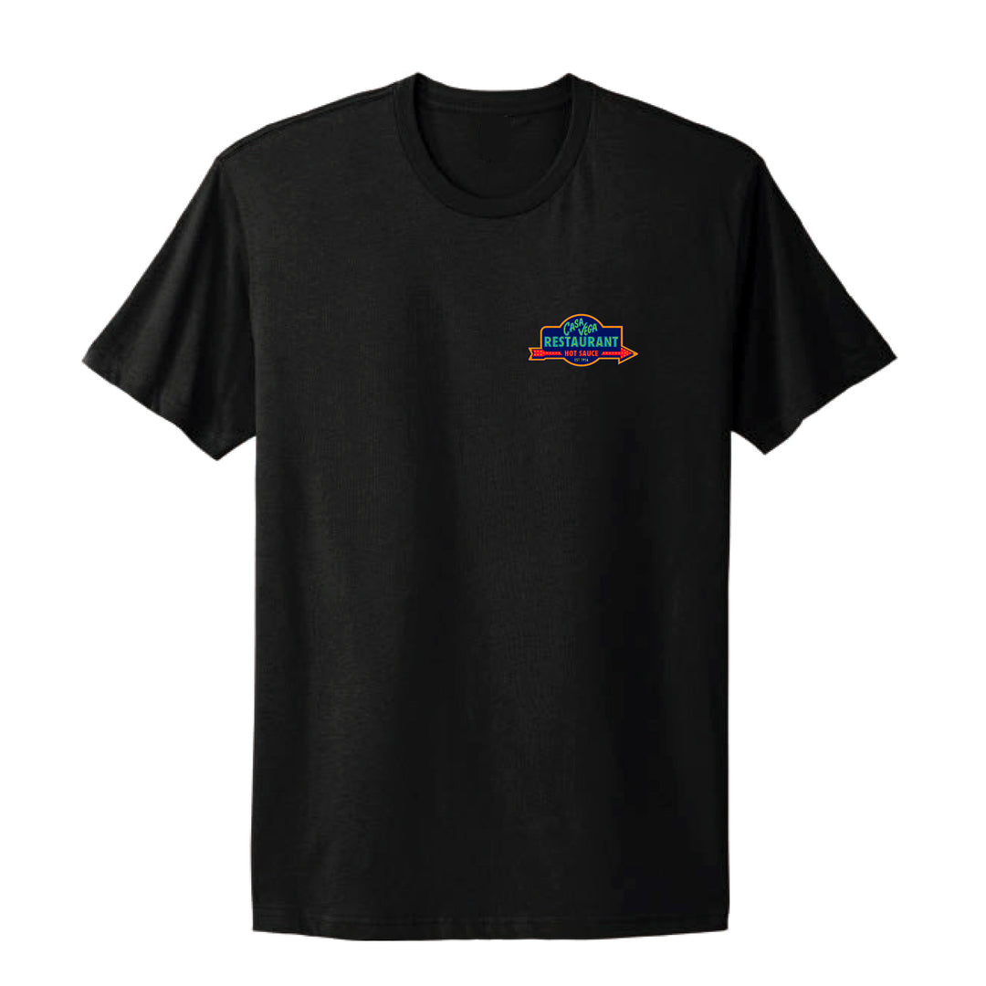 Casa Vega Hot Sauce Black Tee