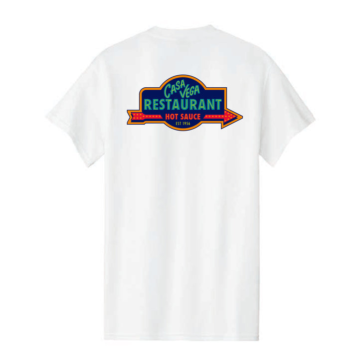 Casa Vega Hot Sauce White Tee