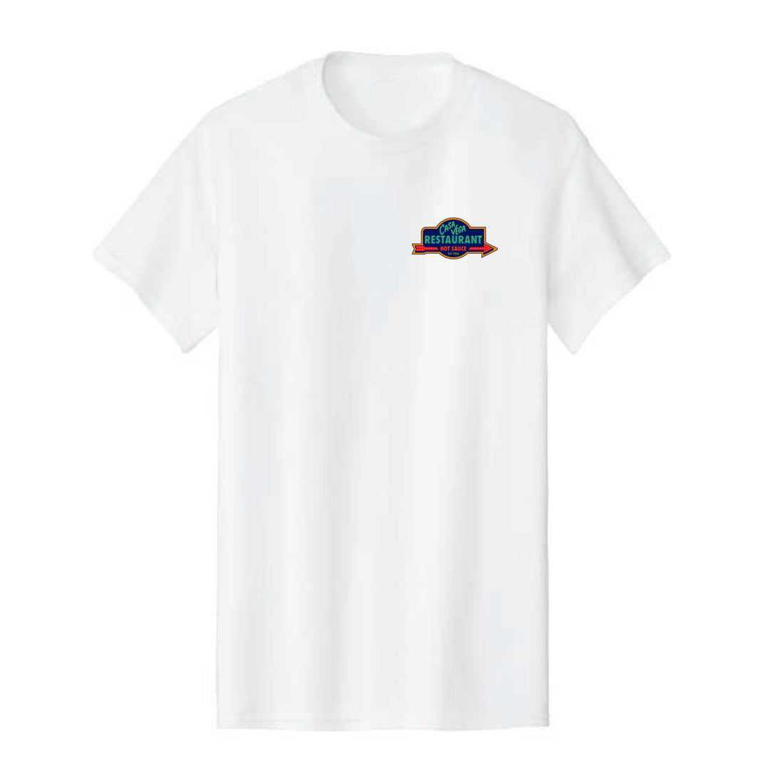 Casa Vega Hot Sauce White Tee