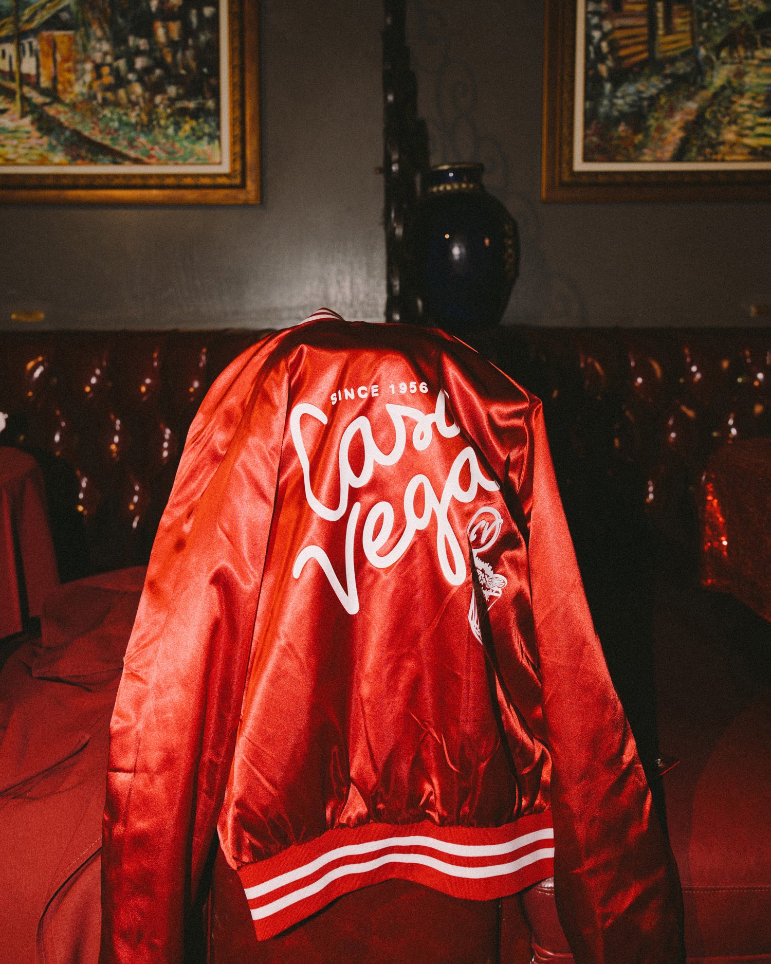 Casa Vega Red Varsity Jacket